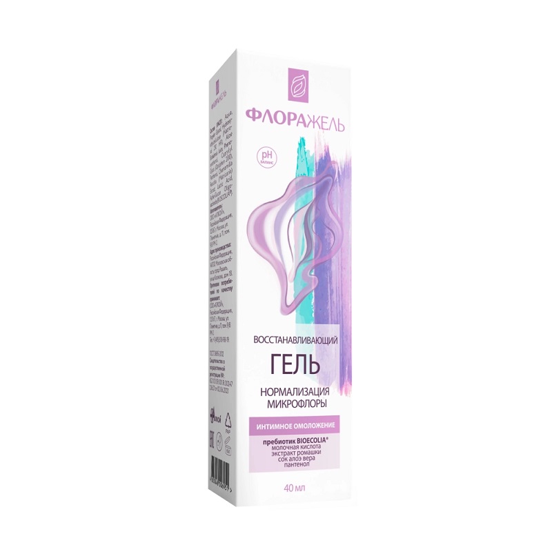 Изображение товара Флоражель Гель для интимной гигиены восстанавливающий 40 мл 1 шт