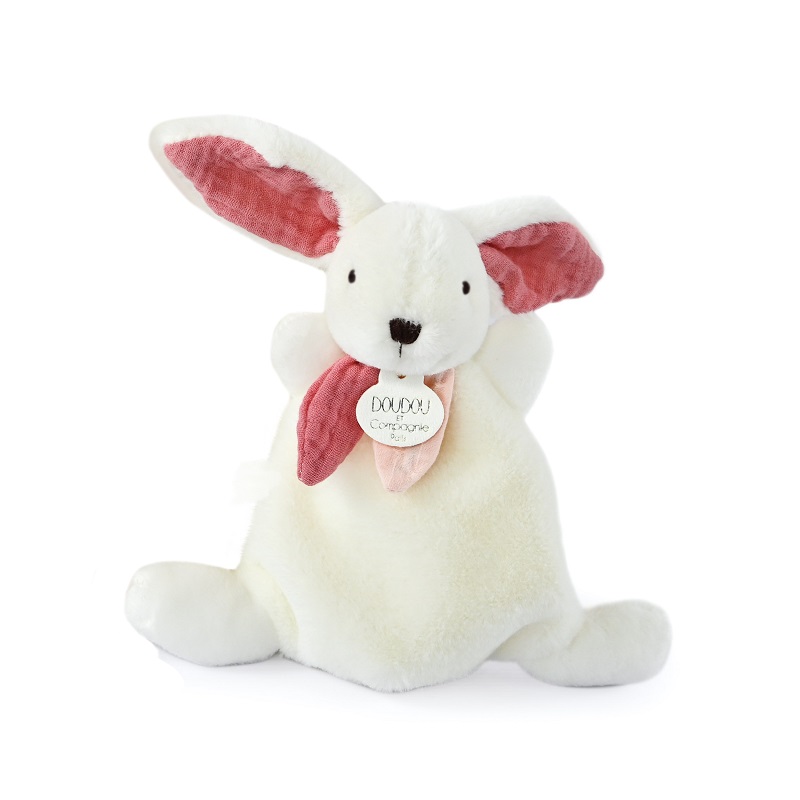 Doudou et Compagnie Комфортер Хеппи Бохо 17 см персиковый новогодние игрушки зайцы с подарками