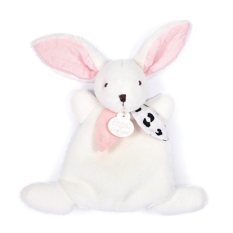 Doudou et Compagnie Комфортер Хеппи Блаш 17 см розовый новогодние игрушки зайцы с подарками