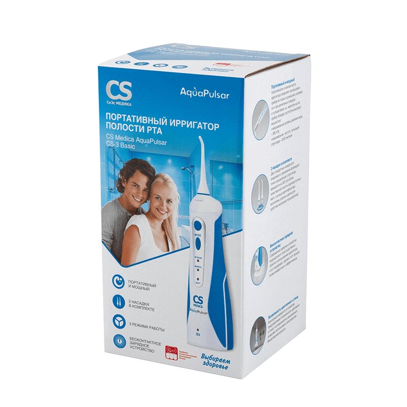 CS Medica Ирригатор для полости рта портативный AquaPulsar CS-3 Basic