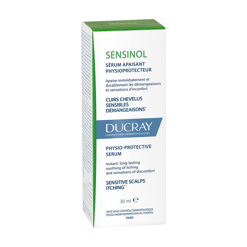 Ducray Сенсинол Сыворотка физиологическая защитная для чувствительной кожи головы 30 мл активная защитная сыворотка superplex