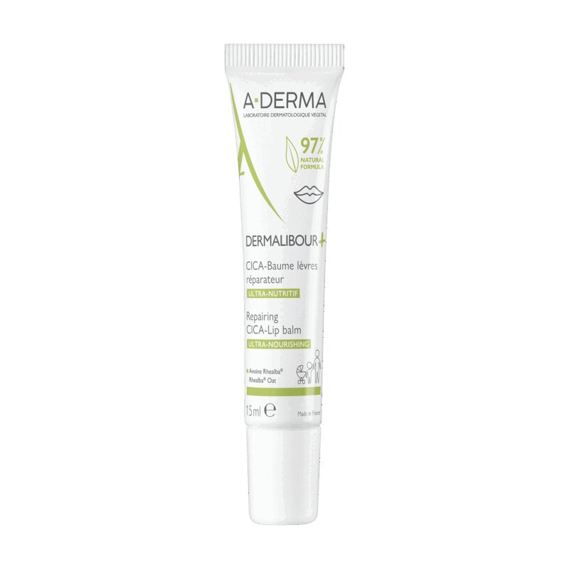 

A-Derma Dermolibour+ Бальзам для губ восстанавливающий 15 мл