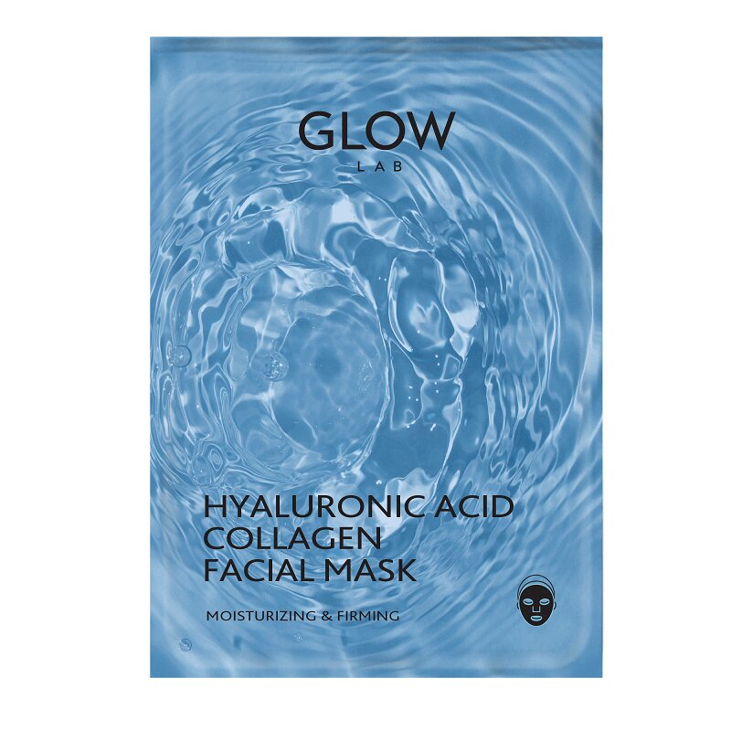 Glow Lab Маска для лица Гиалуроновая кислота-Коллаген 25 мл glow lab маска для лица 3 х этапная коллаген 1 шт