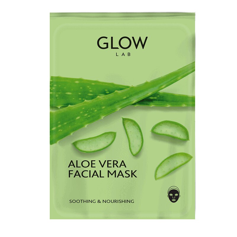 Glow Lab Маска для лица Алоэ вера 25 мл маска с технологией omniplex blossom glow 20022 1000 мл