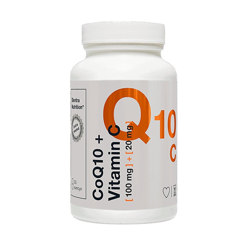 Элентра Нутриш Коэнзим Q10+Витамин С капс.30 шт коэнзим q10 энергия клеток капс 30