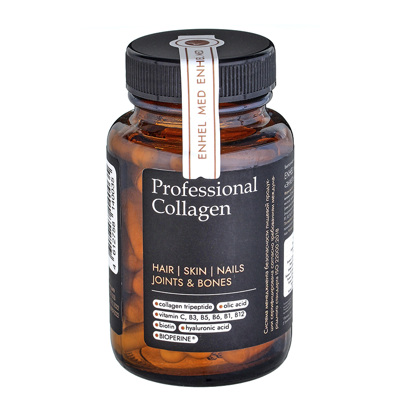 Изображение товара Капсулы Коллаген Enhel Med 60 шт для красоты и здоровья суставов кожи