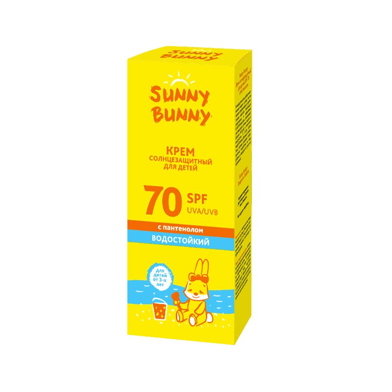 

Sunny Bunny Крем детский солнцезащитный с пантенолом SPF 70 50 мл