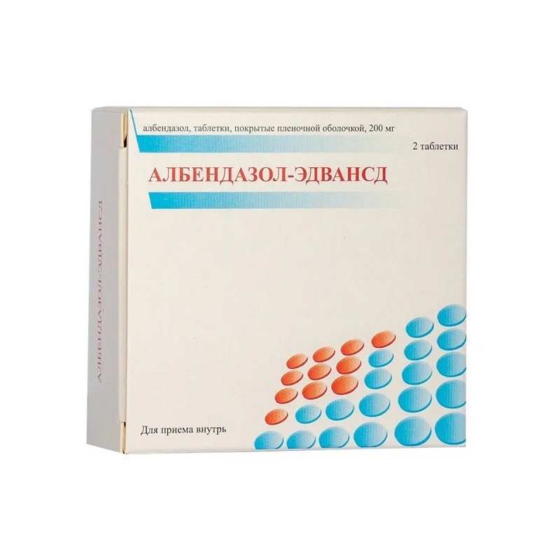 Изображение товара Албендазол-Эдвансд 200 мг таблетки противогельминтное средство