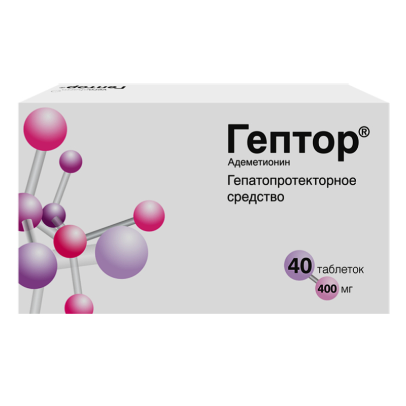 Изображение товара Гептор 400 мг таблетки 40 шт для лечения заболеваний печени