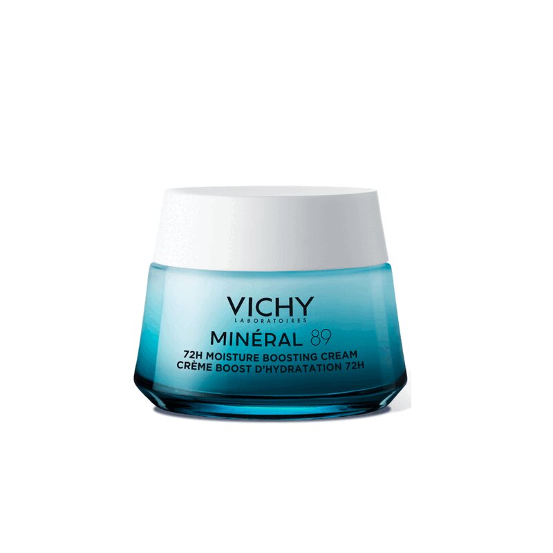 Vichy Минерал 89 Крем интенсивно увлажняющий 72ч для всех типов кожи 50 мл урьяж эйдж протект крем многофункц д кожи контура глаз д всех типов кожи фл 15мл