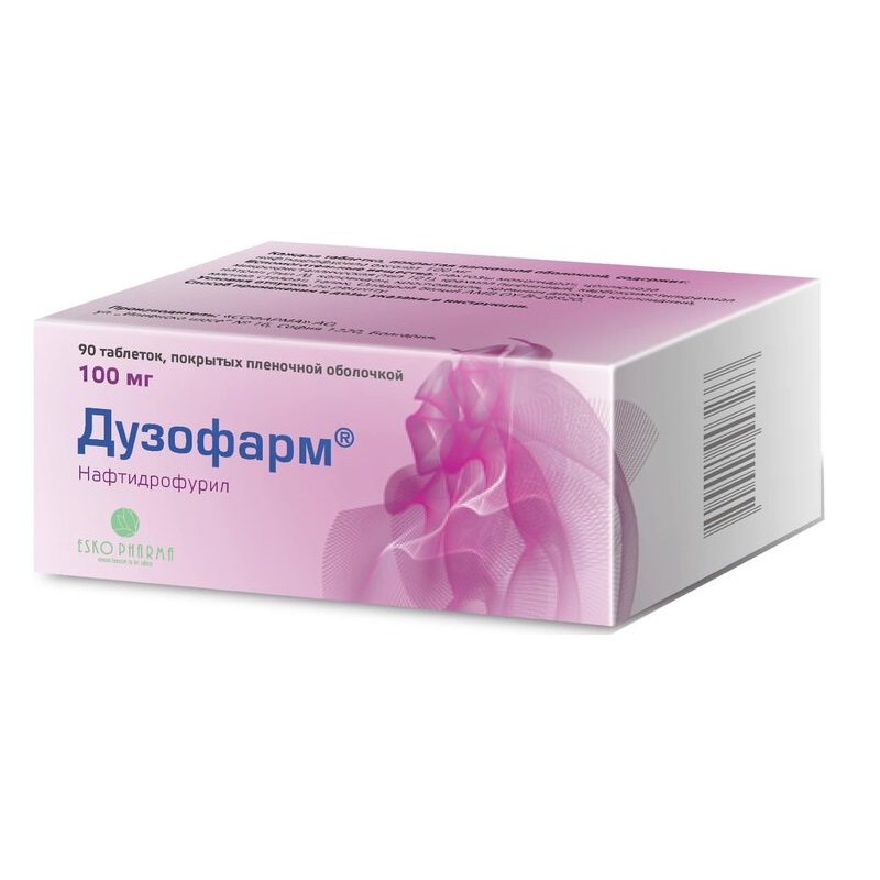 Изображение товара Дузофарм 100 мг таблетки для улучшения кровообращения 90 шт