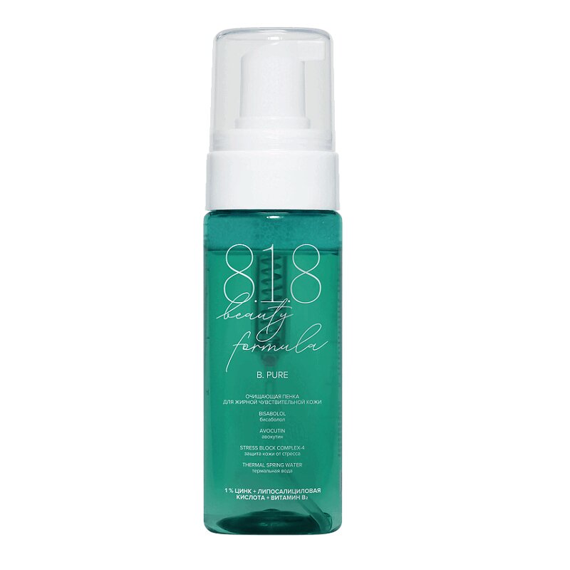 Изображение товара 818 Beauty Formula B. Pure Пенка для очистки жирной чувствительной кожи 160 мл