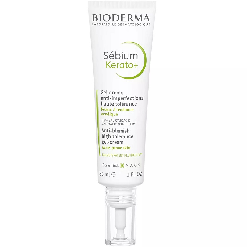 

Bioderma Sebium Kerato+ Крем-гель отшелушивающий с кислотами для устранения несовершенств кожи 30 мл