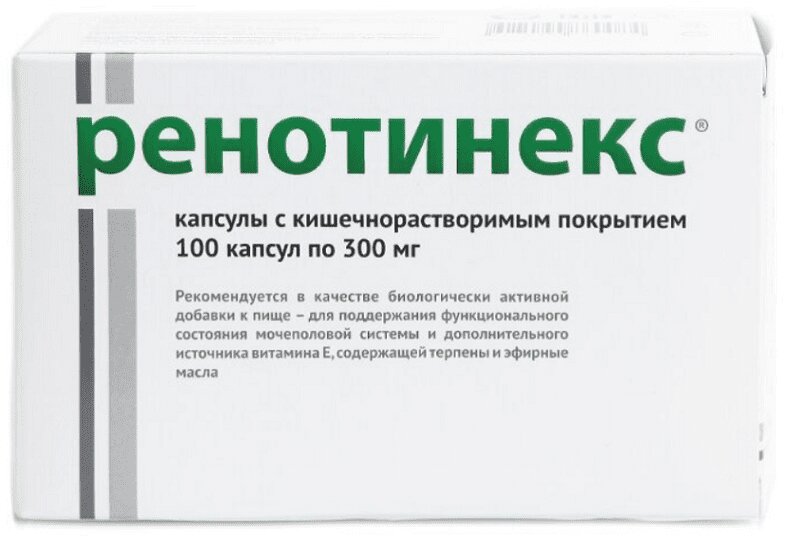 

Ренотинекс капсулы 300 мг 100 шт