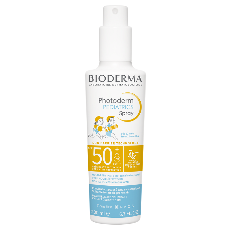 Bioderma Фотодерм Педиатрикс Спрей SPF50+ 200 мл испытание клана