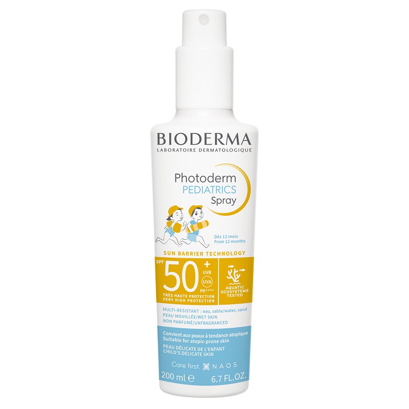 Изображение товара Bioderma Photoderm Pediatrics Спрей детский солнцезащитный SPF 50+ для лица и тела 200 мл