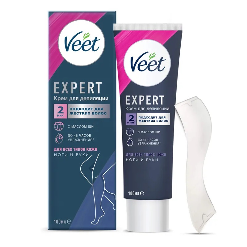 

Veet Эксперт Крем для депиляции для всех типов кожи 100 мл