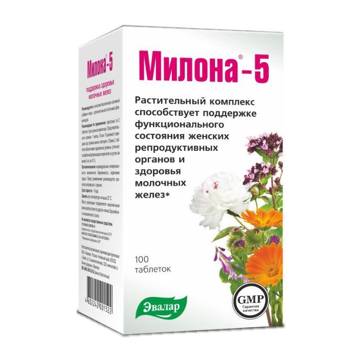 Изображение товара Эвалар Милона-5 таблетки 100 шт