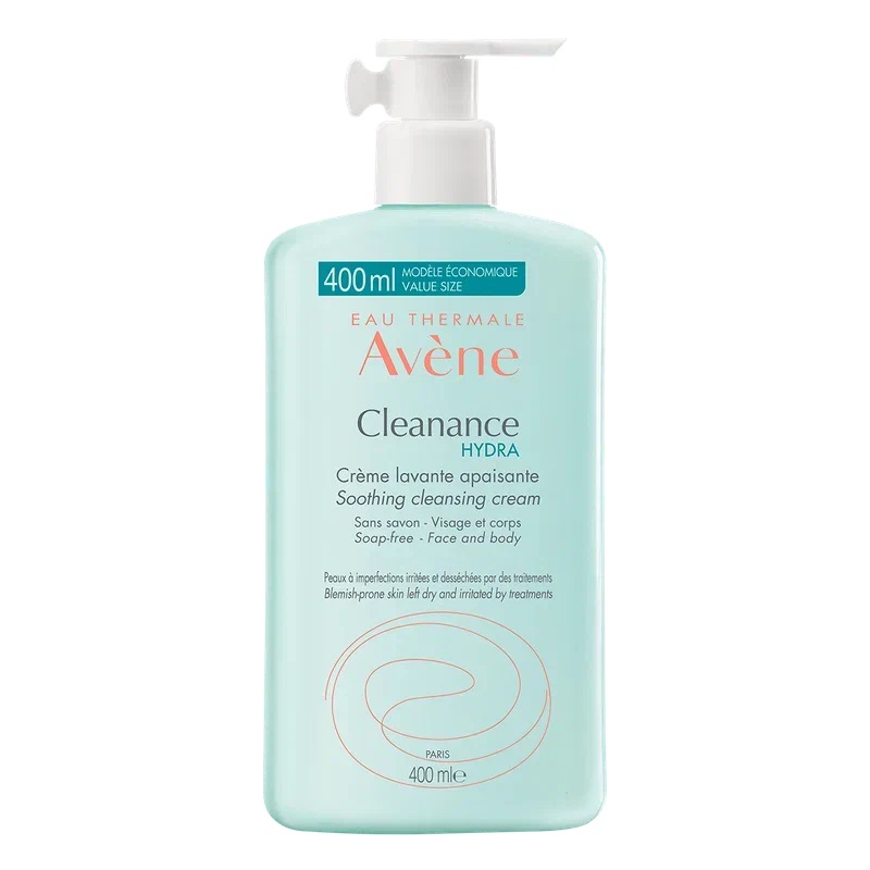

Avene Cleanance Hydra Крем очищающий для сухой и раздраженной кожи лица и тела 400 мл