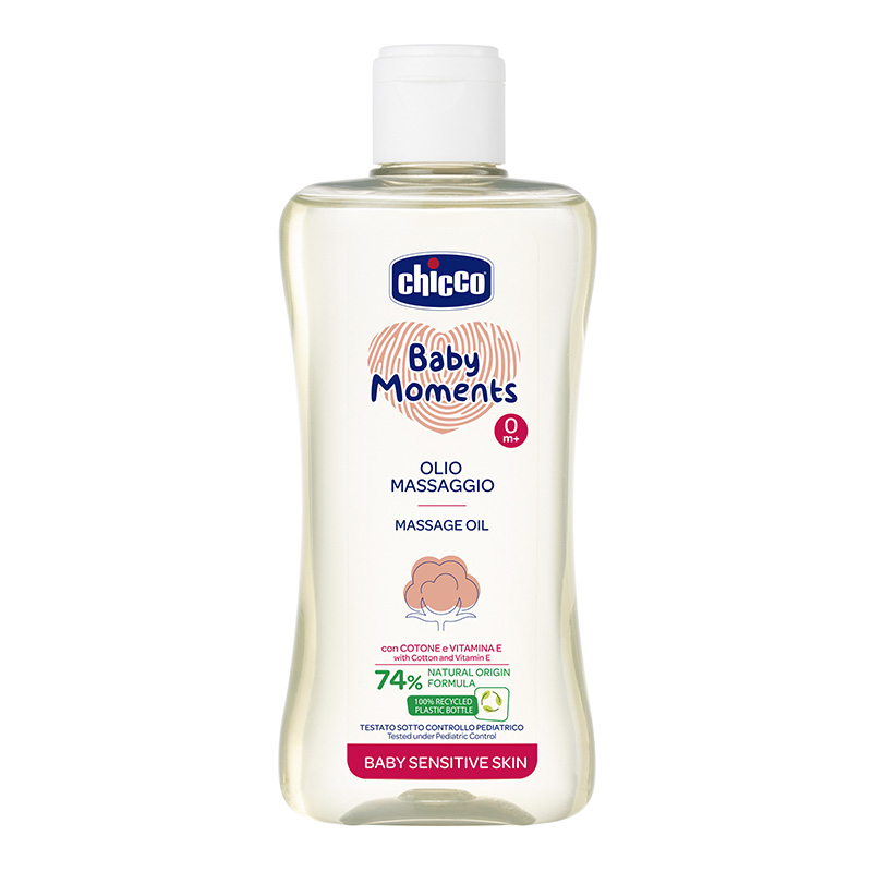 Chicco Масло массажное 200 мл pleasure lab твердое массажное масло pleasure lab refreshing манго и мандарин 50