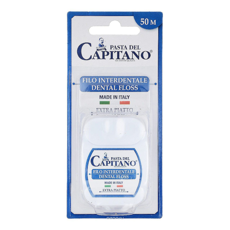Изображение товара Зубная нить Pasta del Capitano 50 м для эффективной гигиены полости рта