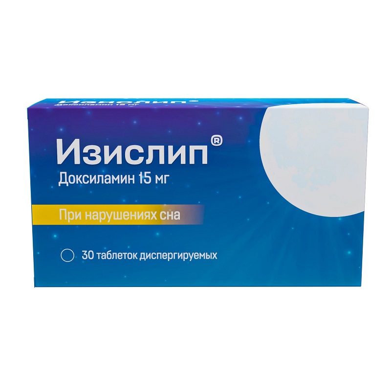 Изображение товара Изислип таблетки 15 мг 30 шт для улучшения сна