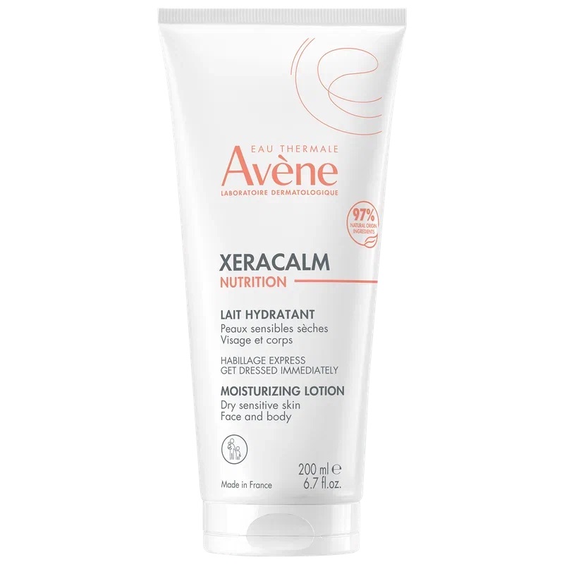 Avene КсераКалм Нутришн Легкое молочко 200 мл я учусь одеваться развивающие карточки 32 карточки