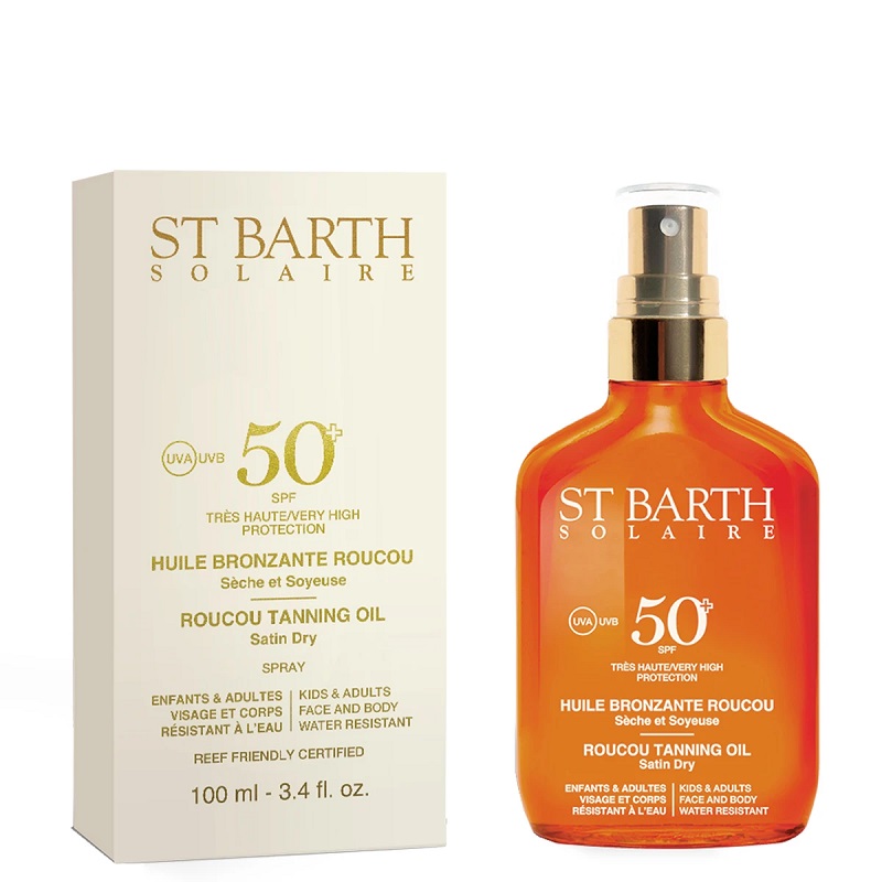 Ligne St. Bart Сухое масло помадного дерева SPF50+ laboratory katrin глина косметическая розовая гималайская для лица тела и волос 100