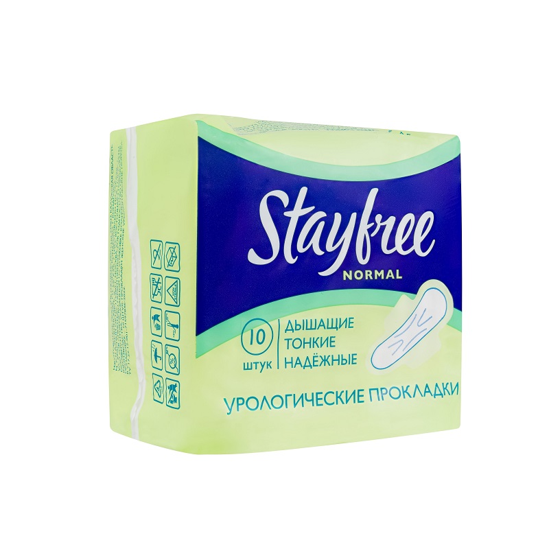 Stayfree Прокладки урологические Нормал 10 шт stayfree прокладки урологические нормал 10 шт
