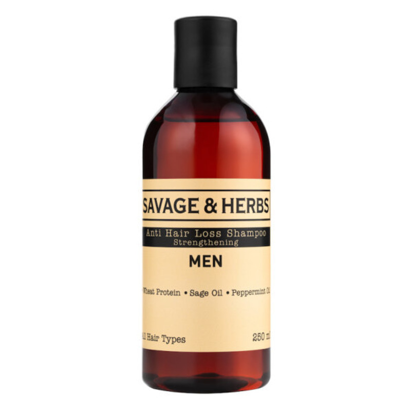 Изображение товара Мужской травяной шампунь против выпадения волос 250 мл SAVAGE&HERBS