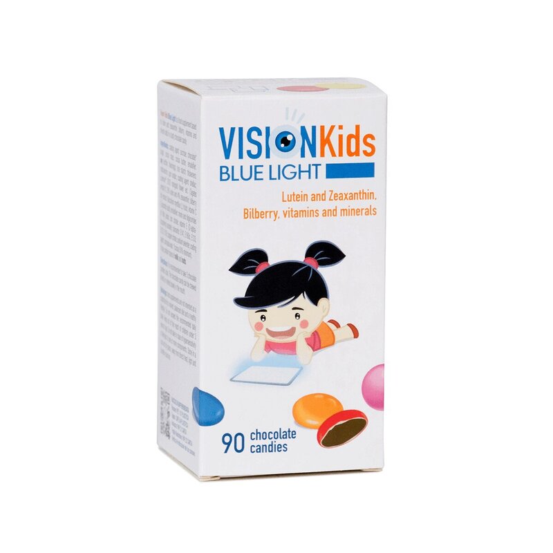 Изображение товара Конфеты для детей Vision Kids Blue Light с витаминами C и E, 90 шт
