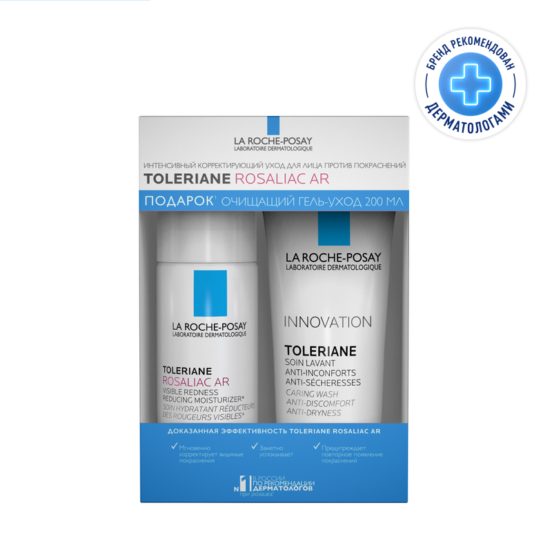 

La Roche-Posay Toleriane Набор для чувствительной кожи Гель для умывания 200 мл + Уход 40 мл