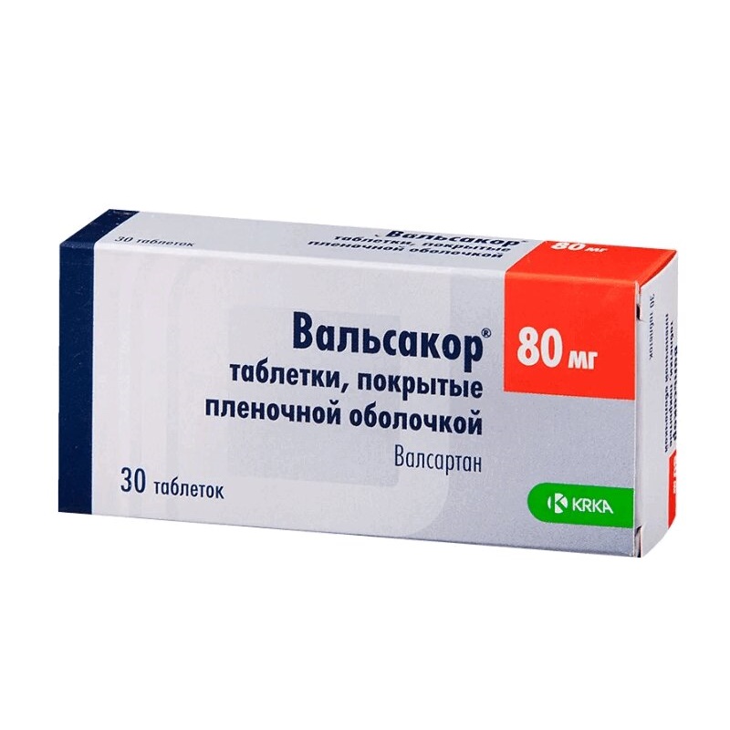 Изображение товара Вальсакор 80 мг таблетки 30 шт