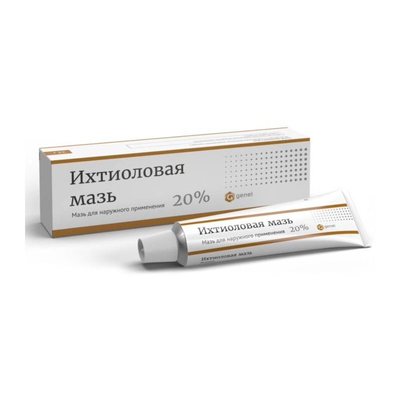 Изображение товара Ихтиоловая мазь 20% для наружного и ректального применения 25 г