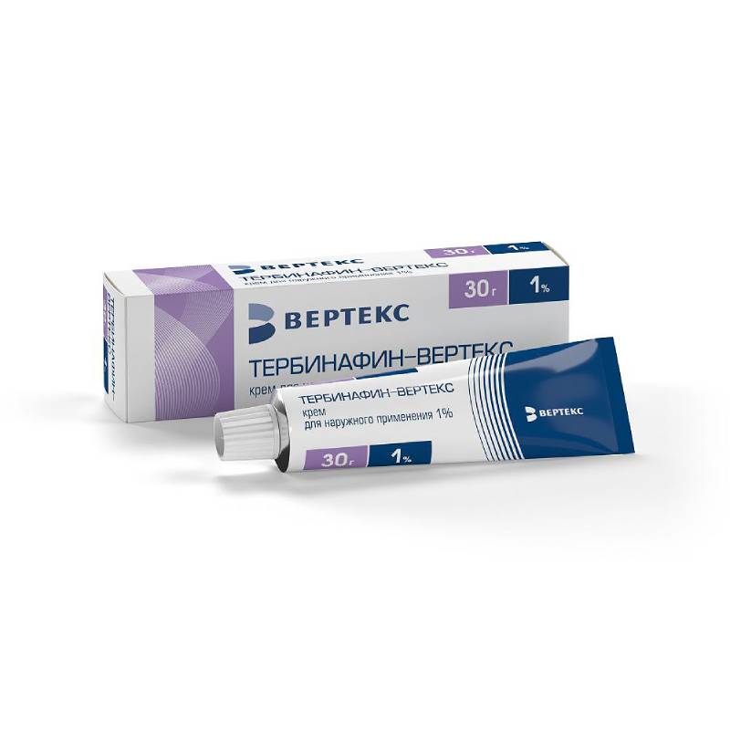Изображение товара Тербинафин-ВЕРТЕКС 1% крем для наружного применения 30 г