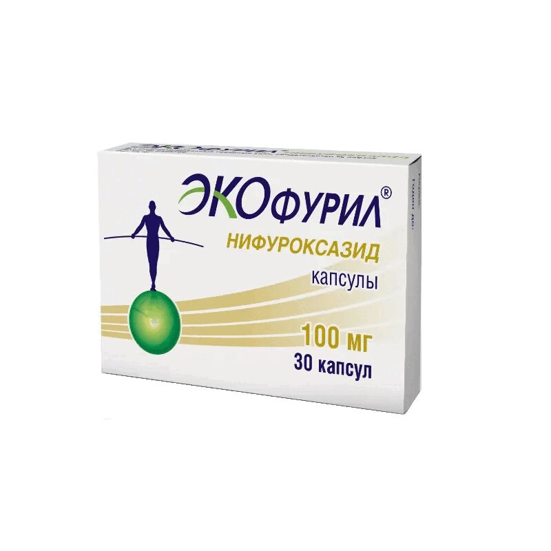 

Экофурил 100 мг капсулы 30 шт