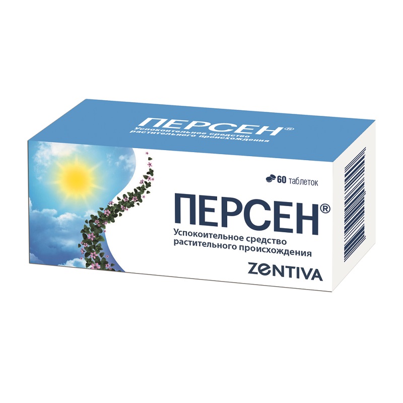 Персен таблетки 60 шт валерианы экстракт реневал таблетки п о плен 20мг 56шт