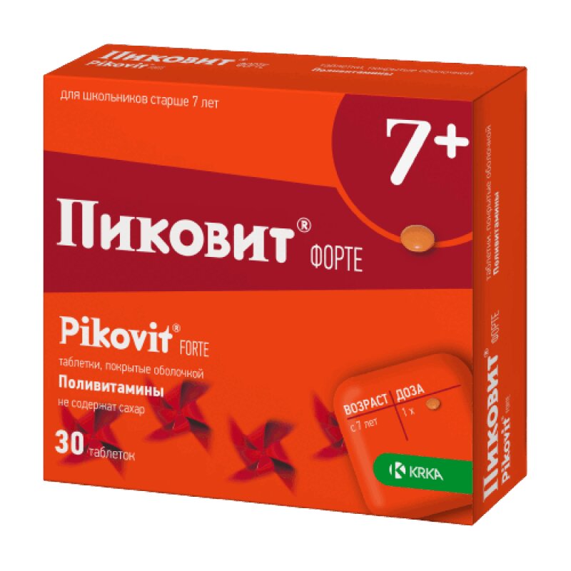 

Пиковит Форте таблетки 30 шт
