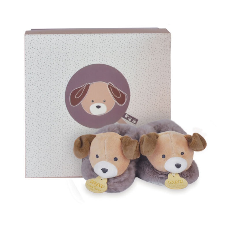 Изображение товара Мягкая игрушка-пинетки Собака от Doudou et Compagnie 2590 рублей