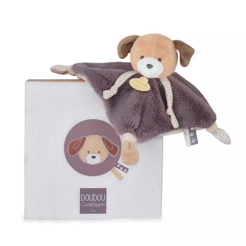 Doudou et Compagnie Комфортер Собака новогодние игрушки зайцы с подарками