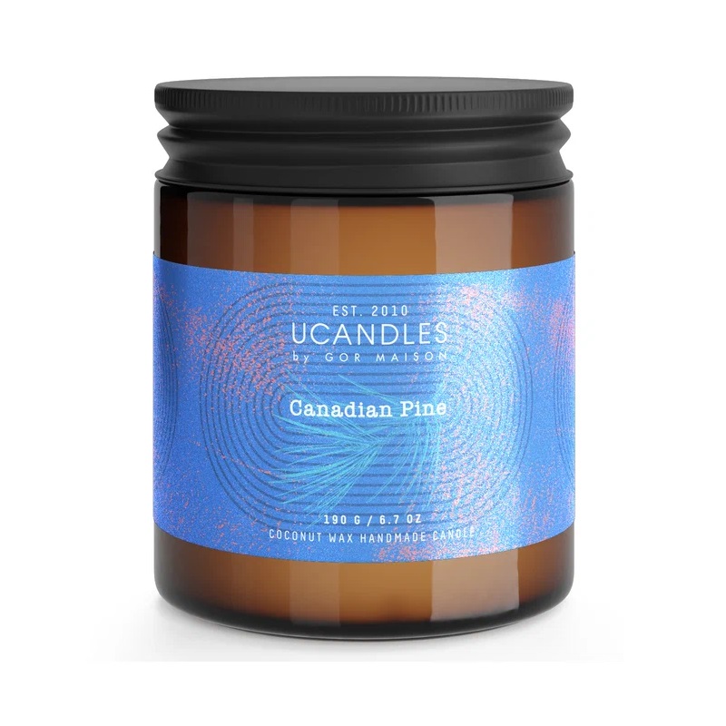 Изображение товара Свеча в банке с крышкой 190 г Ucandles канадская сосна аромат декоративная
