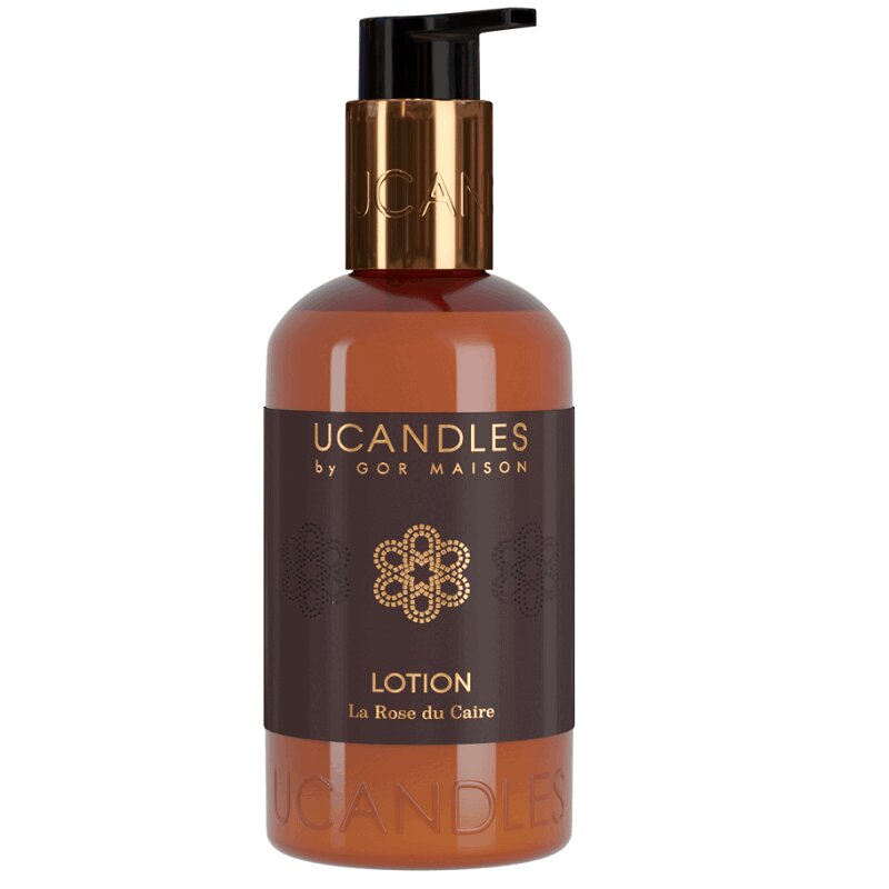 Изображение товара Увлажняющее молочко для тела Роза Каира Ucandles 240 мл натуральный уход для кожи
