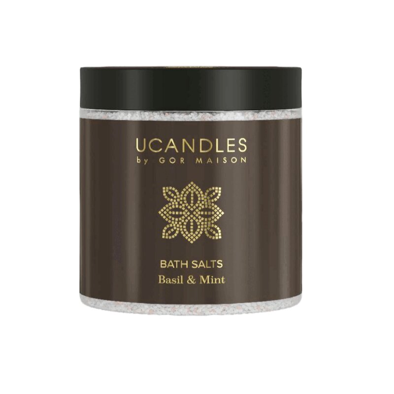 Изображение товара Соль для ванны Ucandles Базилик и Мята 600 г натуральный расслабляющий уход