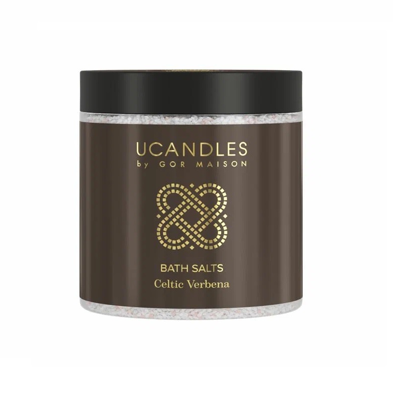 Изображение товара Крупная соль для ванны Ucandles Кельтская вербена 600 г для релаксации и здоровья