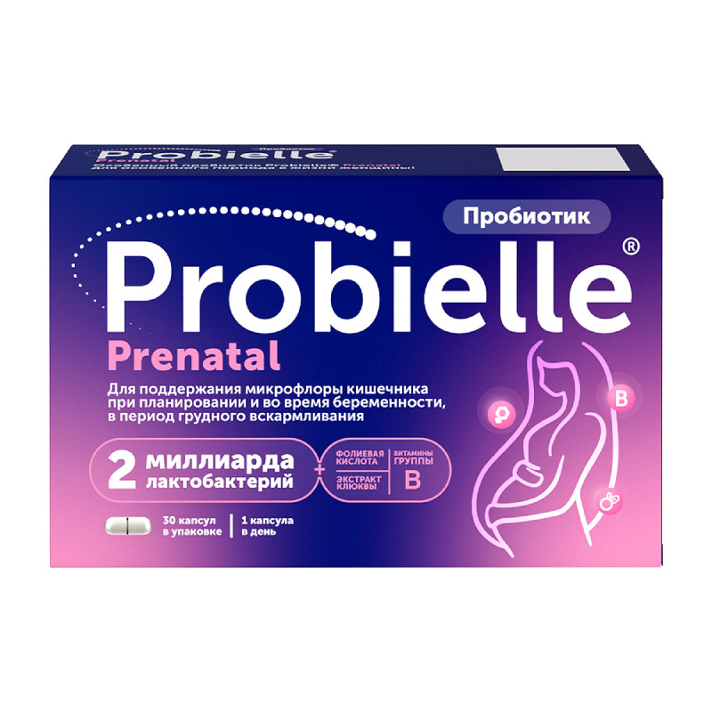 Изображение товара Probielle Prenatal Пробиотик для беременных 30 капсул
