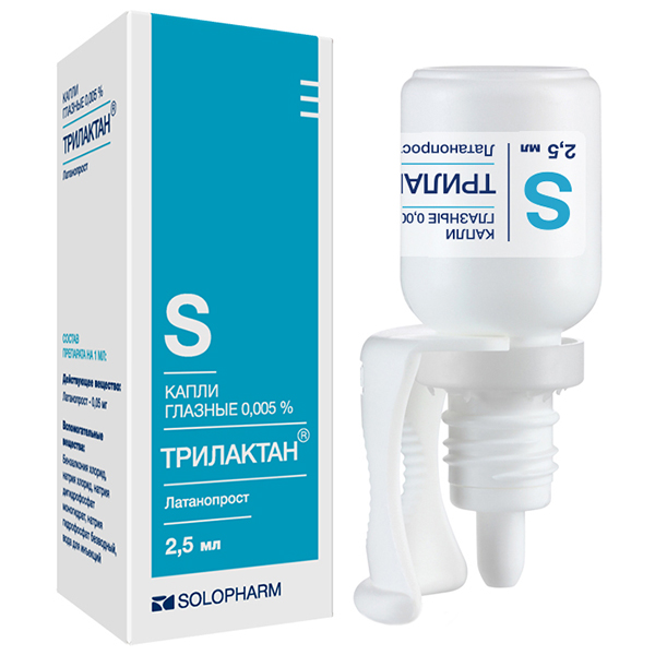Изображение товара Трилактан 0,005% капли глазные 2,5 мл