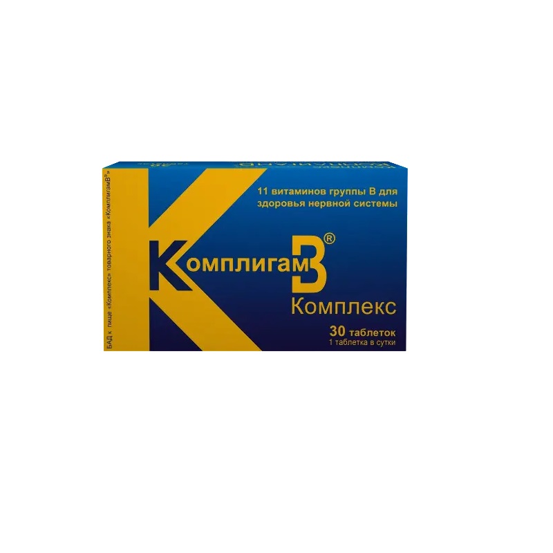 

КомплигамВ Комплекс таблетки 30 шт