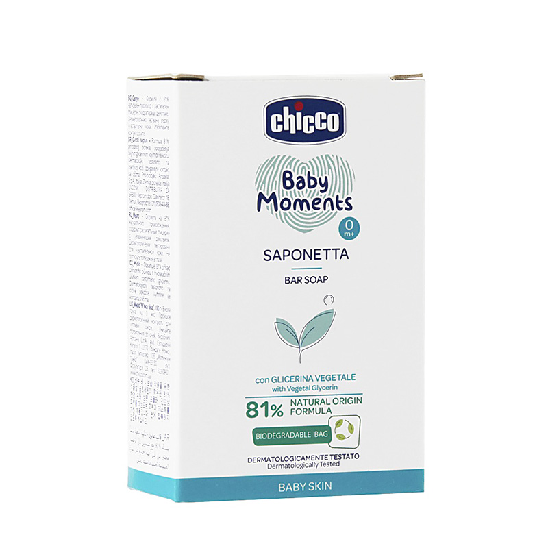 

Chicco Baby Moments Мыло кусковое 100 г