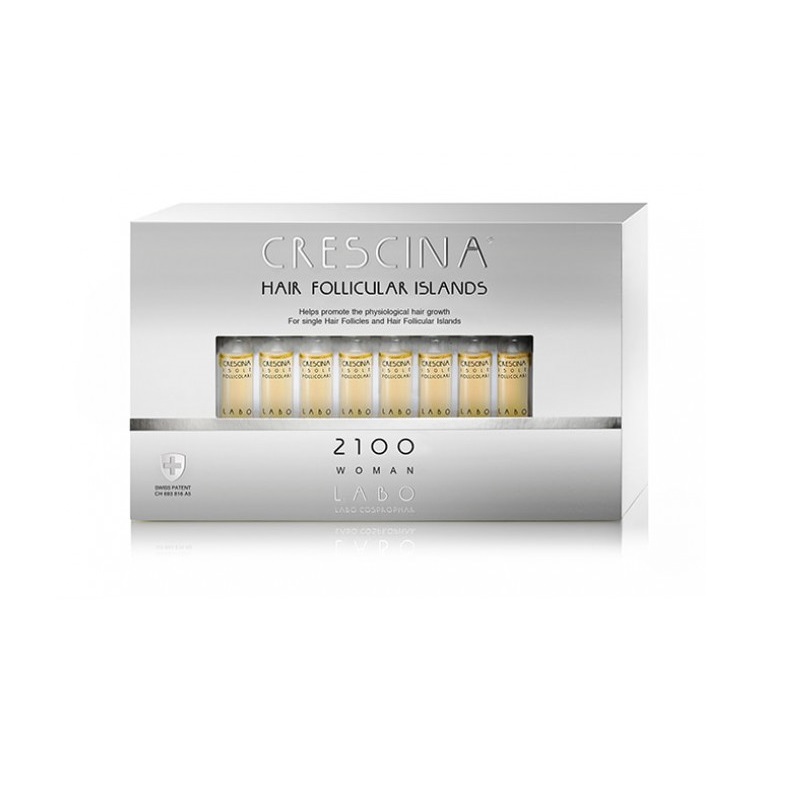 Изображение товара Кресцина 2100 Лосьон для стимуляции роста волос женщин ампулы 20 шт
