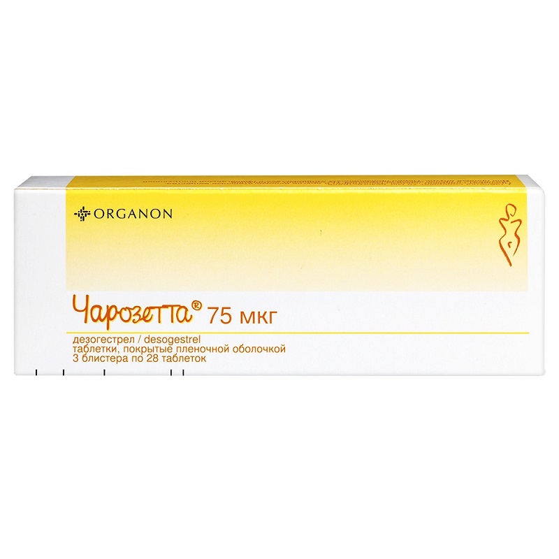 Изображение товара Чарозетта 75 мкг таблетки 84 шт контрацептив гормональный препарат